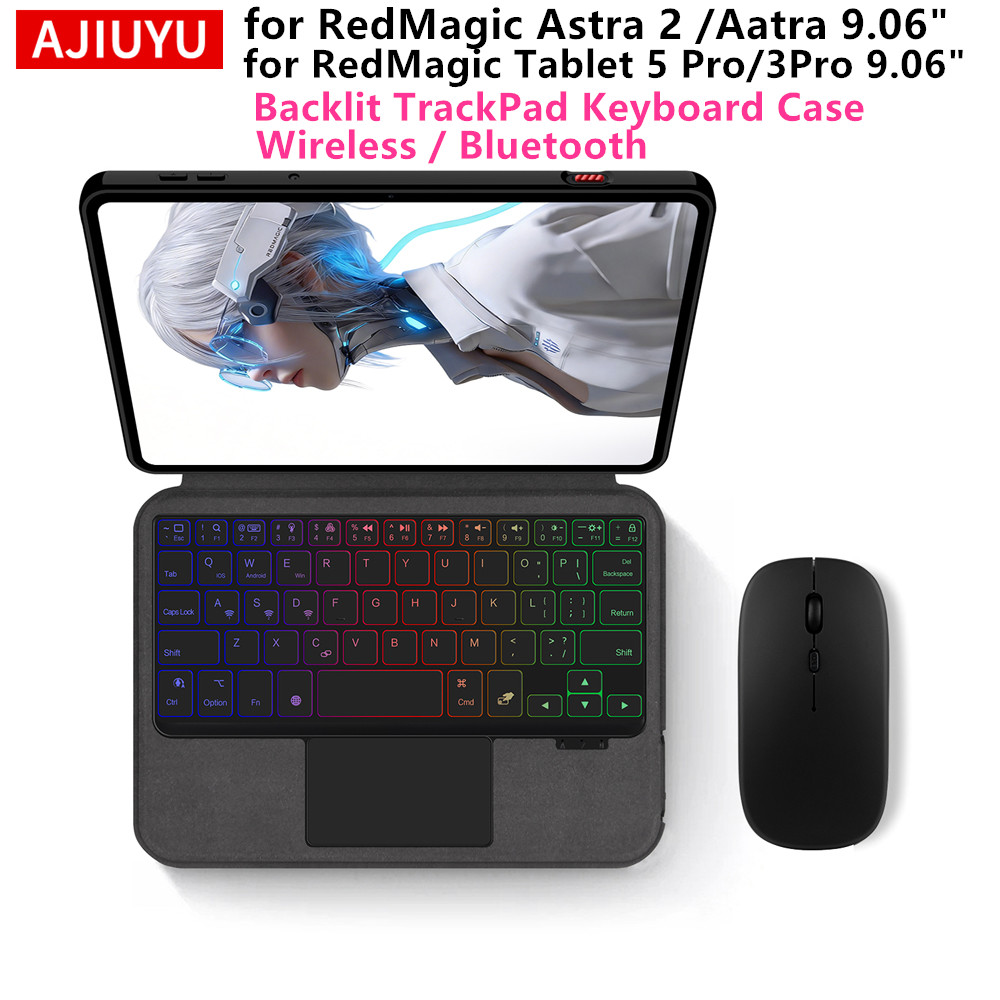 Tablet Keyboard Case - Capa de Teclado AJIUYU para Tablet