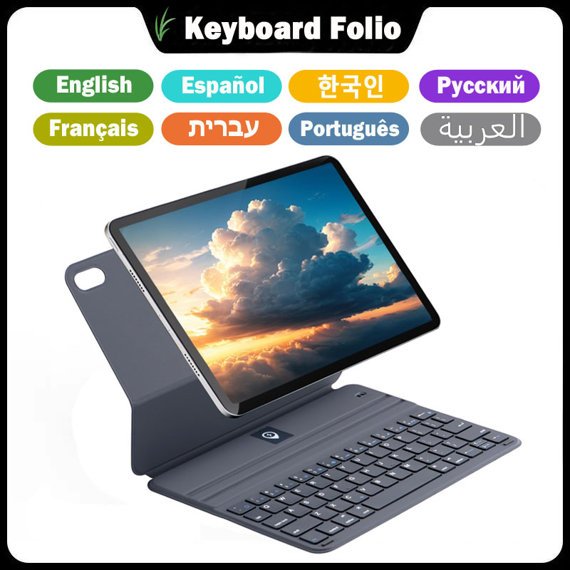 Tablet Keyboard Case - Capa ultraleve Magic Keyboard para iPad