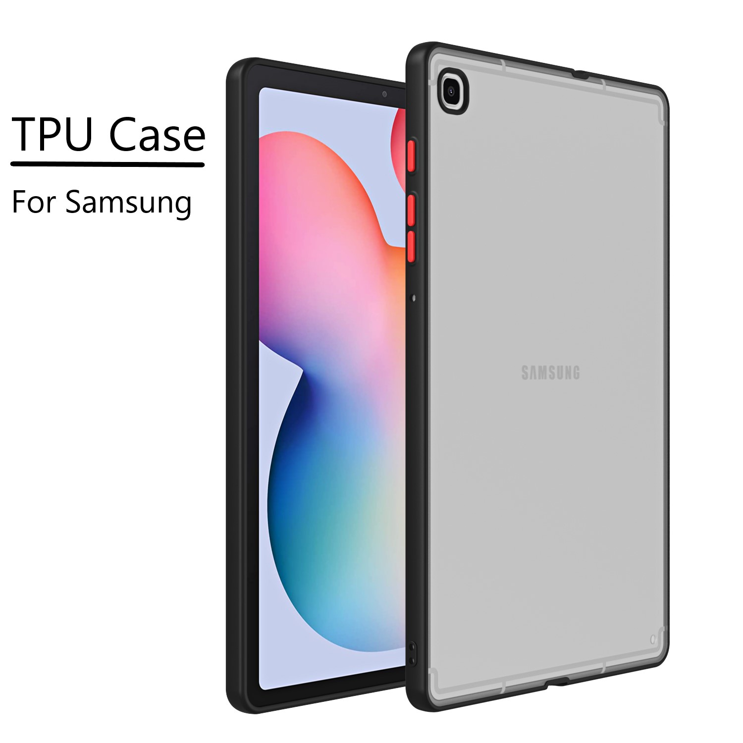 Tablet S9 Fe Accessories - Capa traseira macia tpu para samsung