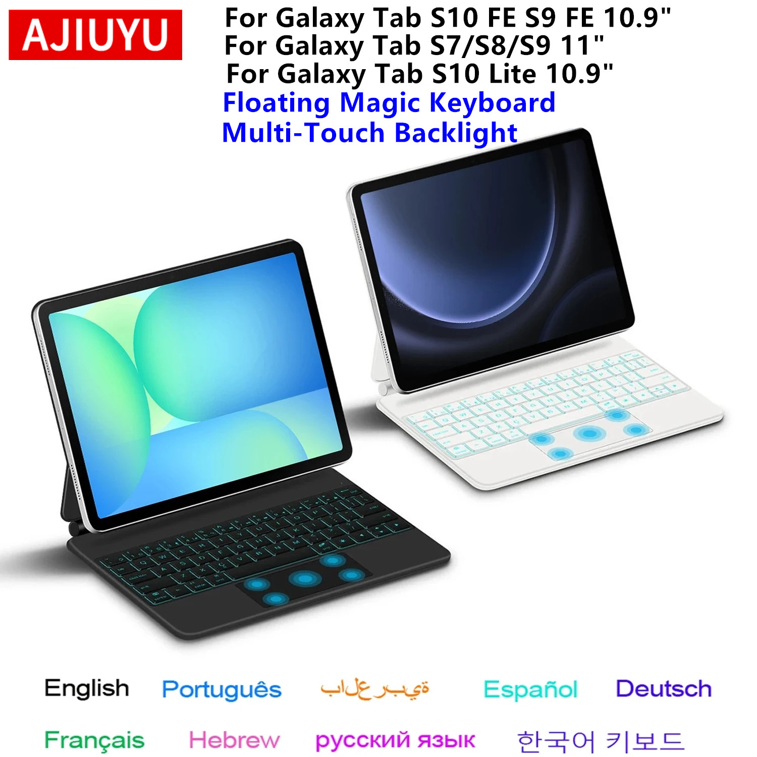 Tablet Keyboard Case - Teclado Mágico para Samsung Galaxy Tab
