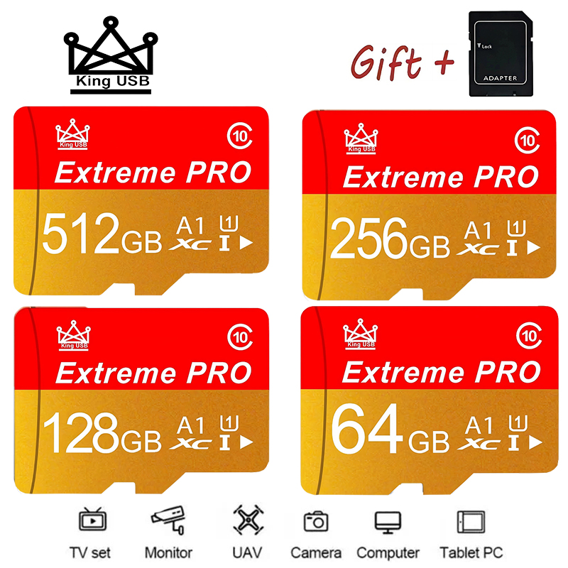 Microsd Card Tablet - Cartão Micro SD de 512GB, Classe