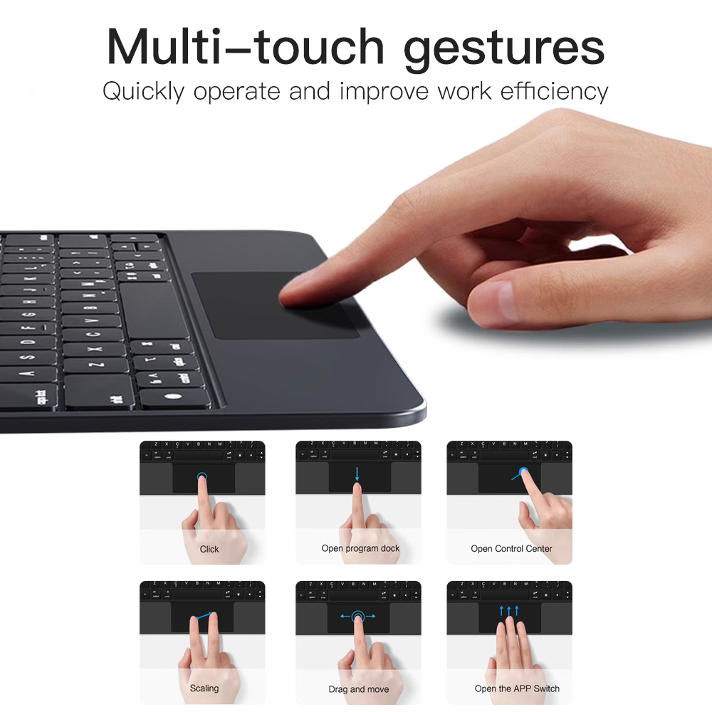 Teclado Sem Fio com Adsorção M - Tablet Keyboard Case avaliação e preço