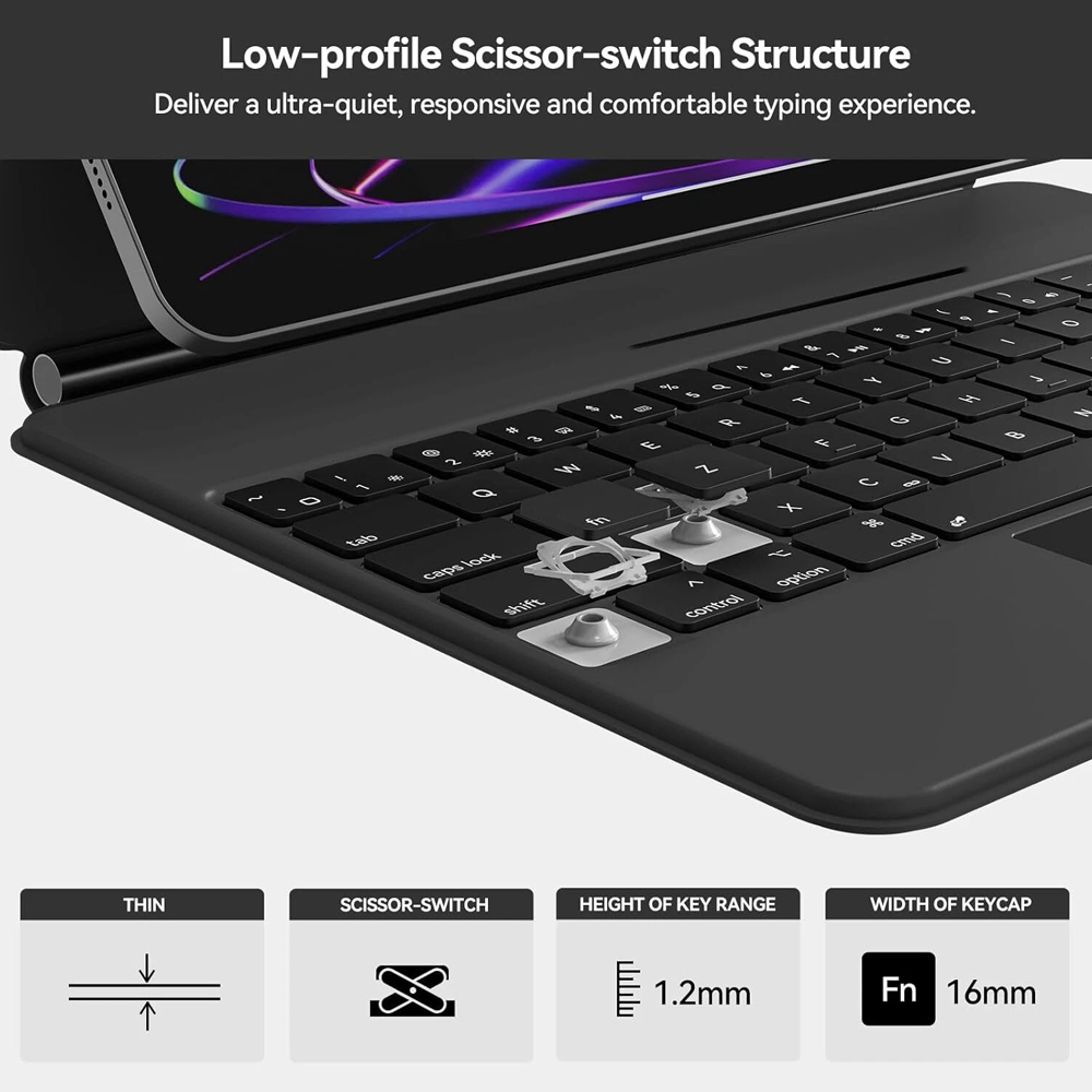 Capa de Teclado Mágico Bluetoo - Tablet Keyboard Case avaliação e preço