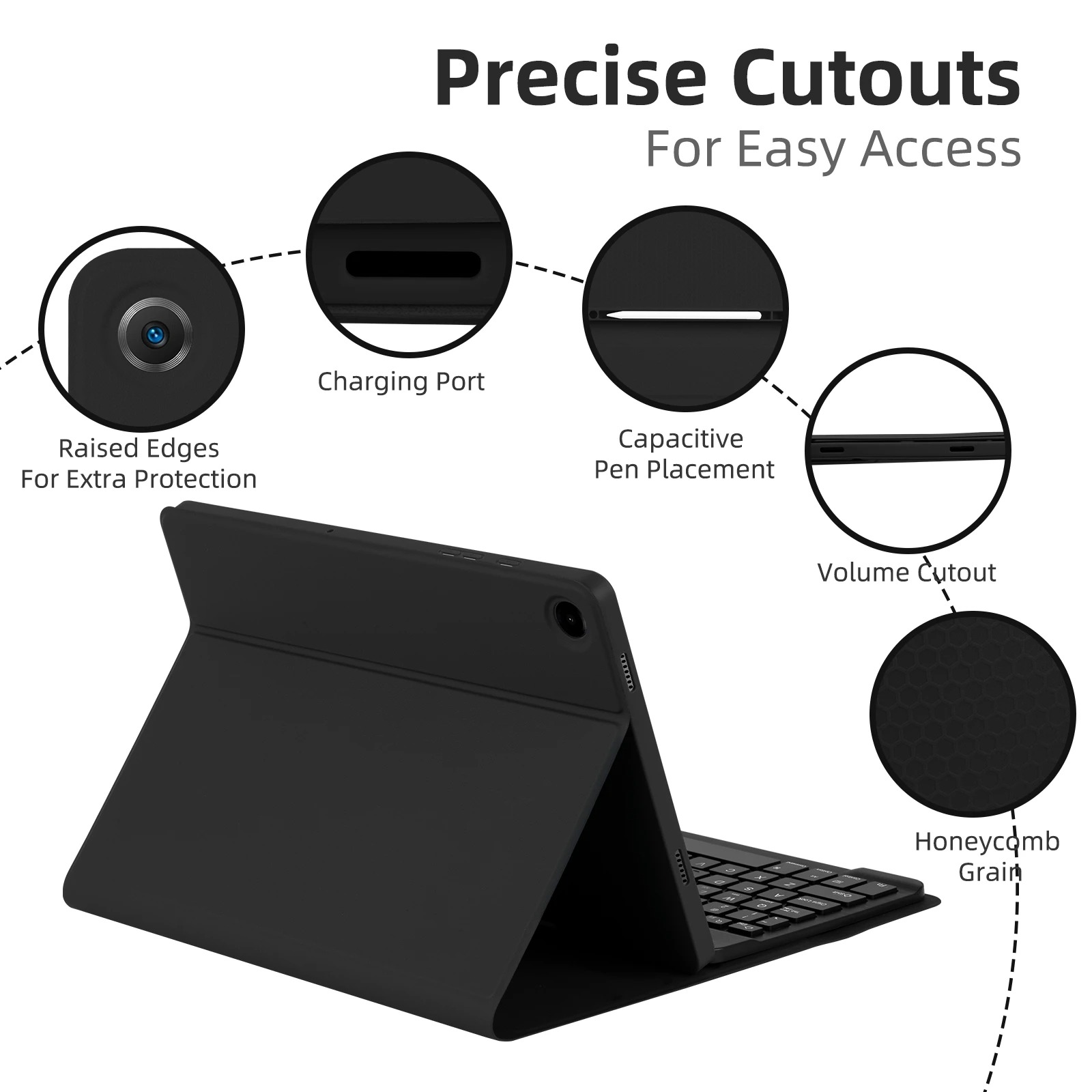 Capa de teclado para samsung g - Tablet S9 Fe Accessories avaliação e preço