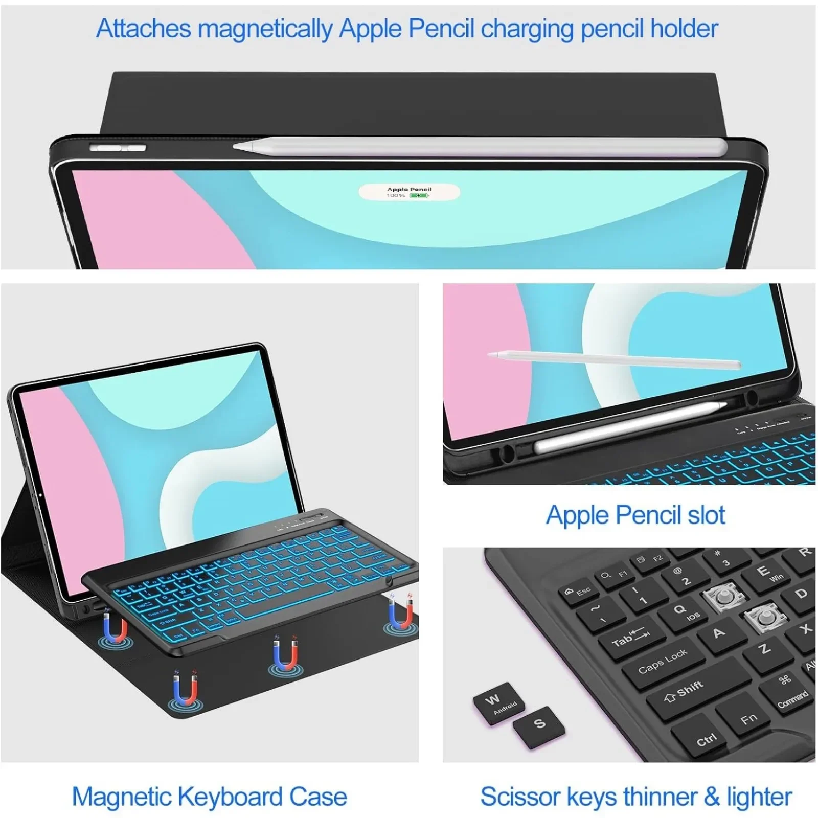 Capa de teclado para honor pad - Tablet Keyboard Case avaliação e preço