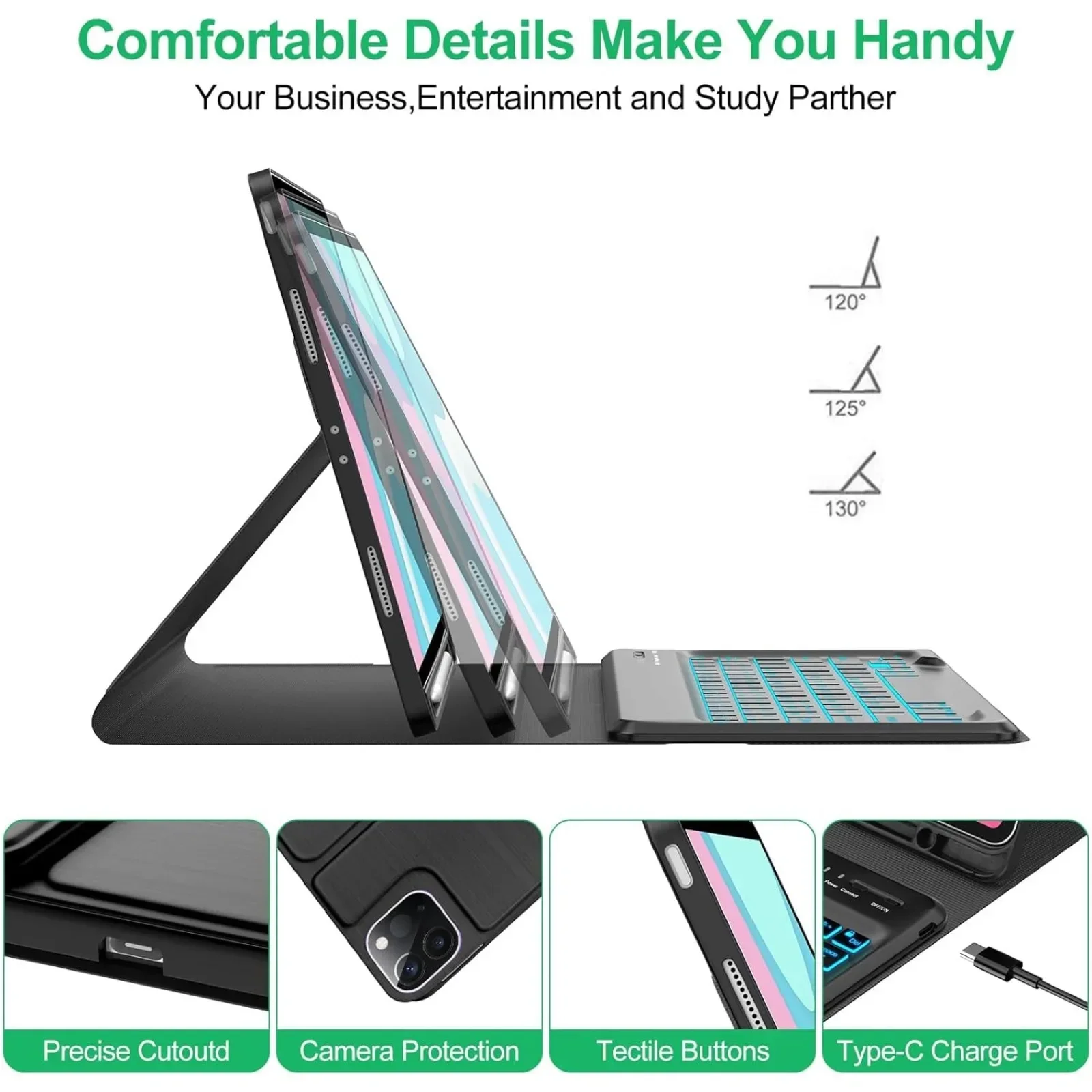 Capa de teclado para honor pad - Tablet Keyboard Case avaliação e preço