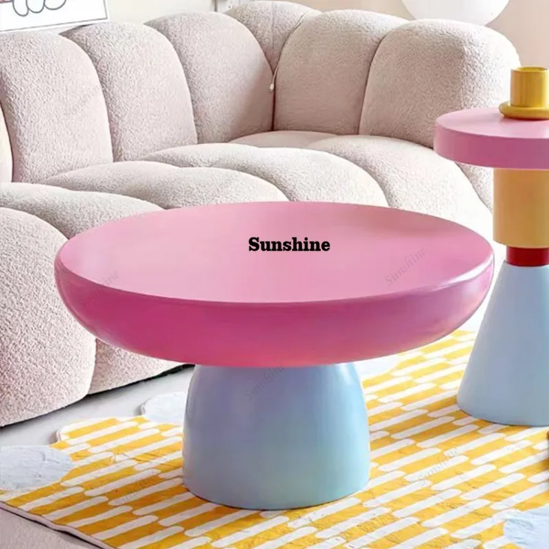 Mesa de Centro Redonda de Chão - Unique Table Accessories avaliação e preço