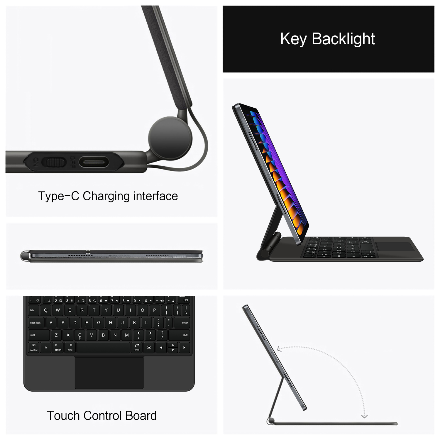 Teclado Mágico para Xiaomi Pad - Tablet Keyboard Case avaliação e preço