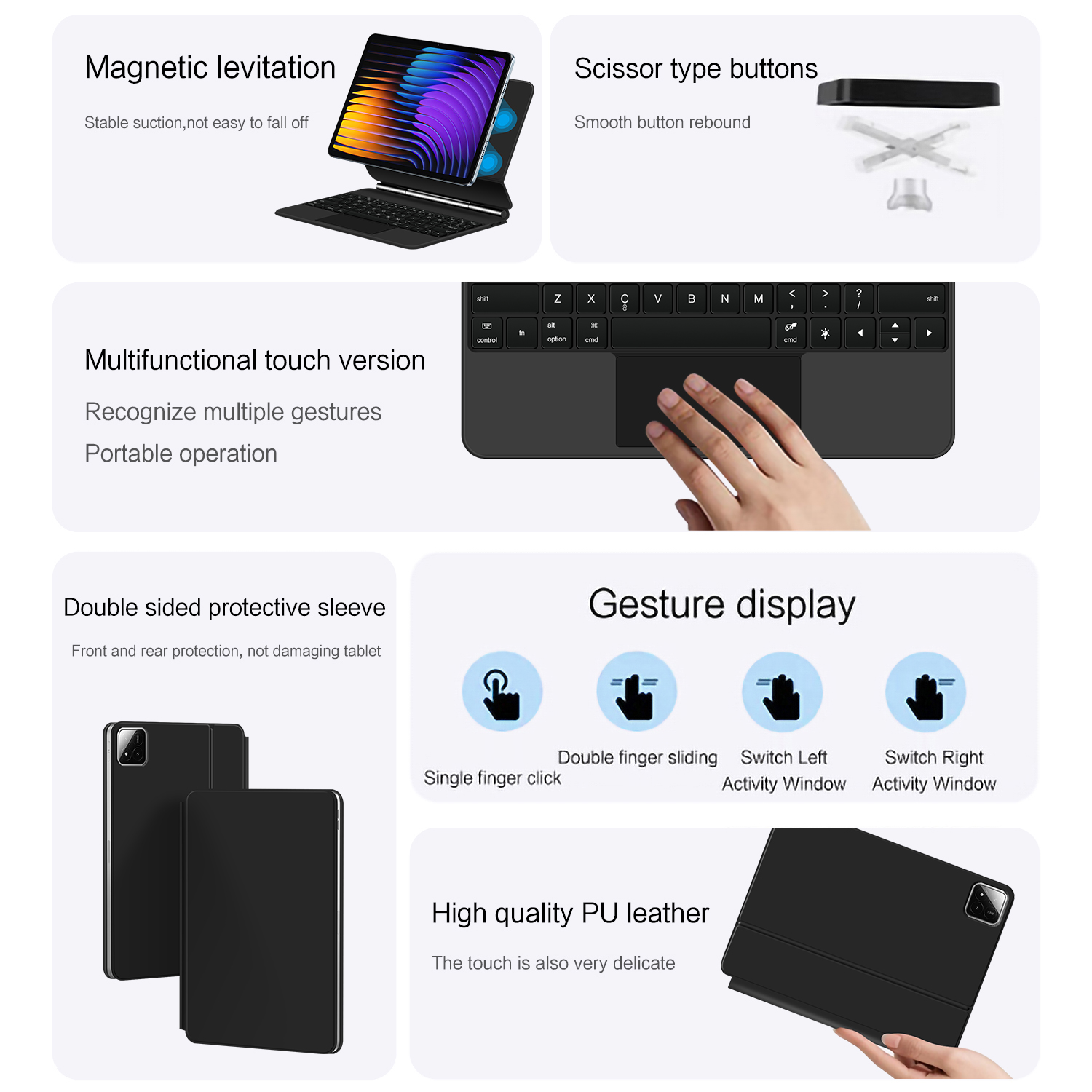 Teclado Mágico para Xiaomi Pad - Tablet Keyboard Case avaliação e preço