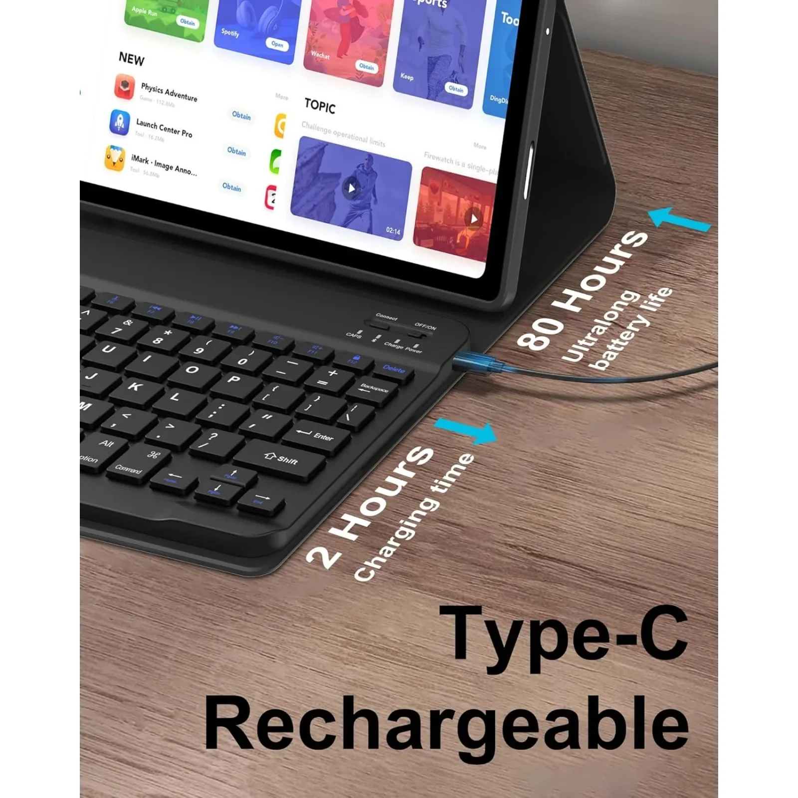 Capa de teclado para honor pad - Tablet Keyboard Case avaliação e preço