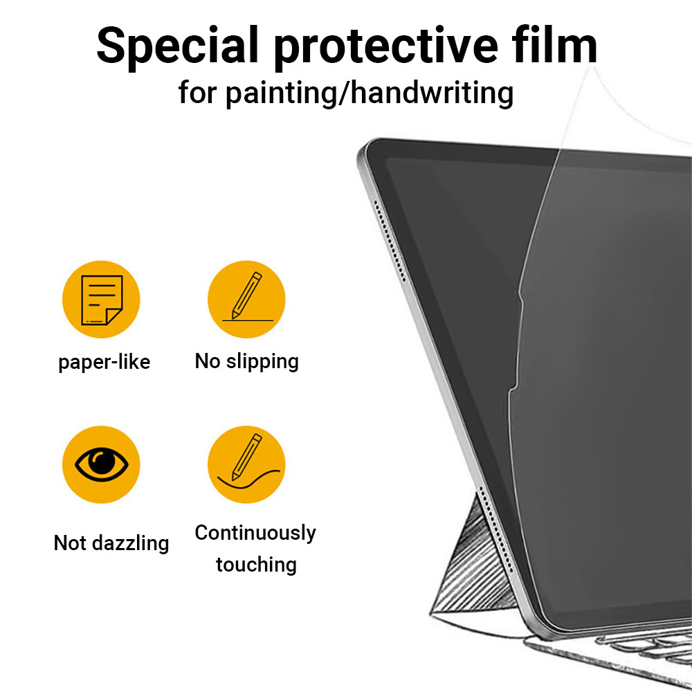 3 pçs papel sentir como protet - Tablet S9 Fe Accessories avaliação e preço