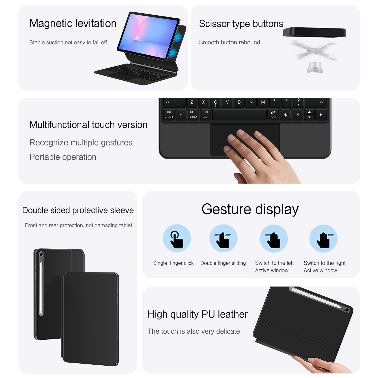 Teclado Mágico para Samsung Ga - Tablet Keyboard Case avaliação e preço