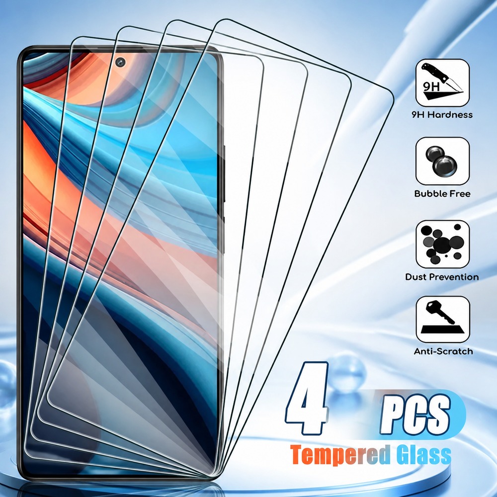 4PCS Vidro Temperado Para Real - Realme C67 avaliação e preço
