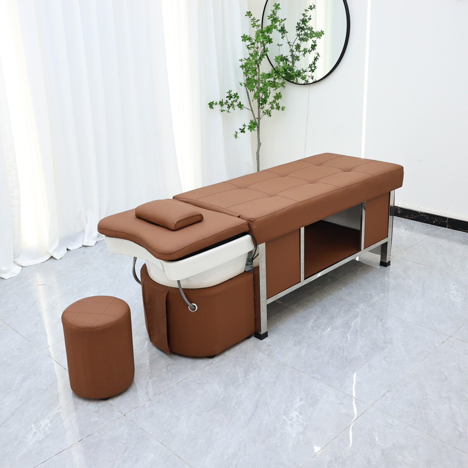 Cabeça spa massagem shampoo ca - Massage Table Accessories Uk avaliação e preço