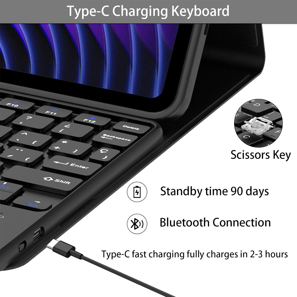 Capa de teclado para xiaomi re - Redmi Tablet Accessories avaliação e preço
